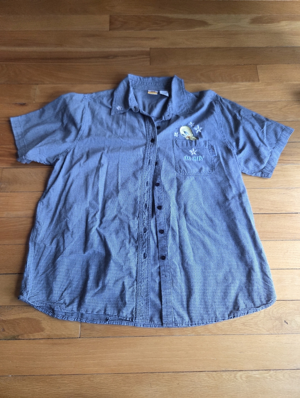 Y2K Tweedy Gingham Top